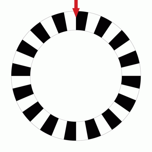 Black Wheel Red Arrow GIF - Black Wheel Red Arrow Black And White GIFs