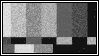 a black and white photo of a tv screen with a white border .