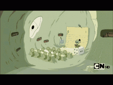 a cartoon with a cnn logo on the bottom