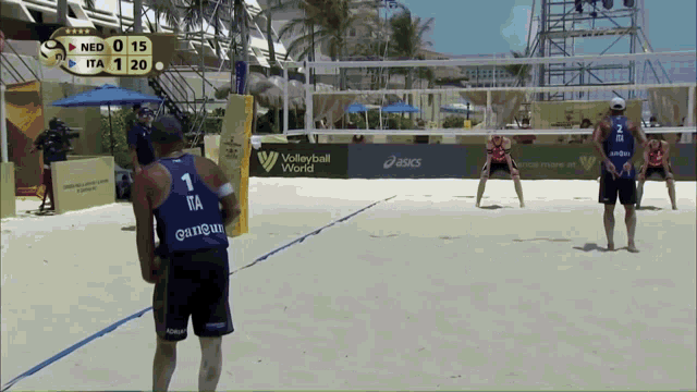 Beach Volleyball Adrian Carambula GIF - Beach Volleyball Adrian Carambula Mr Skyball GIFs