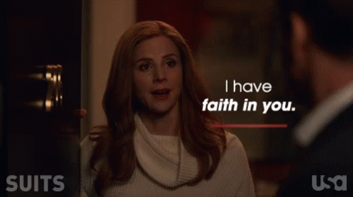 Donna Suits GIF - Donna Suits I Have Faith In You GIFs