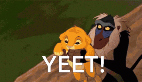 Yeet Lion King GIF - Yeet Lion King Throw GIFs