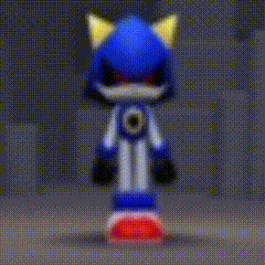 a blurred image of sonic the hedgehog from the video game sonic the hedgehog