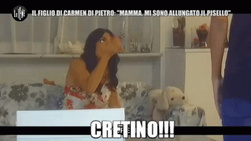 Cretino Scemo GIF - Cretino Scemo Carmen Di Pietro GIFs