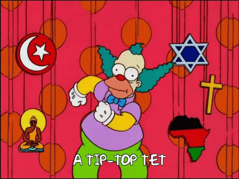 Tet Krusty GIF - Tet Krusty Simpsons GIFs