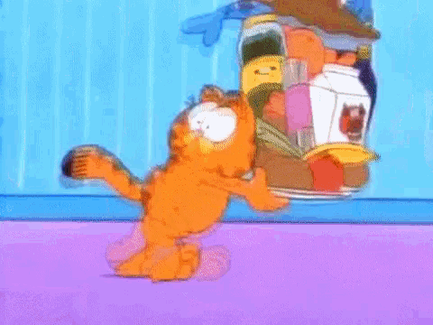 Garfield Hungry GIF - Garfield Hungry Food Baby GIFs