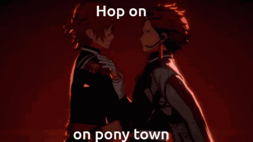 Enstars Ensemble Stars GIF - Enstars Ensemble Stars Hop On Pony Town GIFs