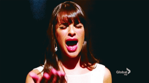 Glee Sing GIF - Glee Sing Lea Michele GIFs