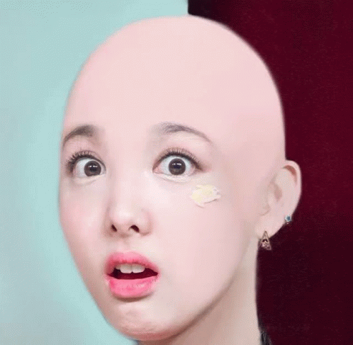 Nayeon Bald Nayeon GIF