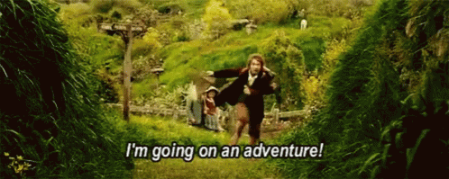Adventurous Im Going On An Adventure GIF - Adventurous Im Going On An Adventure Bilbo GIFs