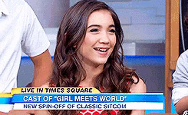 live in times square cast of girl meets world