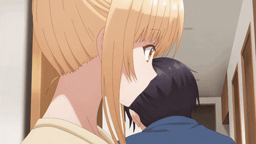 a man and a woman are standing next to each other