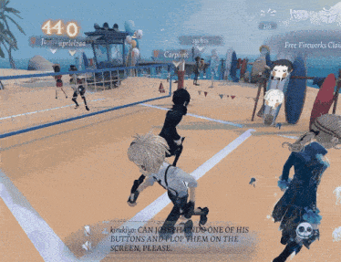 a screenshot of a video game with the number 440 on the top left
