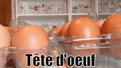 Tête D'Oeuf Crâne Chauve GIF - Eggs Bald Guy GIFs
