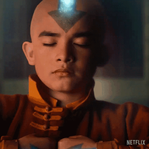 Showing Power Aang GIF - Showing Power Aang Avatar The Last Airbender GIFs