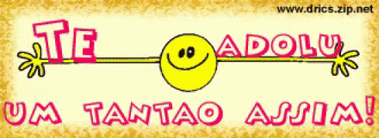 a picture of a smiley face with the words te adolu om tantao assim