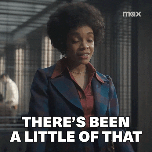 a woman says there 's been a little of that on a screen
