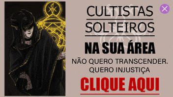 a poster that says cultistas solteiro na sua area