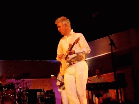 David Byrne Guitar Playing GIF - David Byrne Guitar Playing Yes GIFs