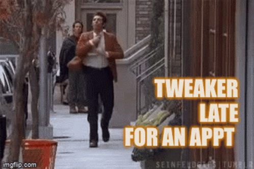 Tweaker Late For An Appointment Power Walking GIF - Tweaker Late For An Appointment Power Walking Late GIFs