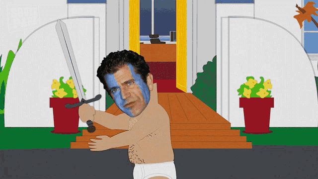 And Good Evening My Friends Mel Gibson GIF - And Good Evening My Friends Mel Gibson South Park GIFs