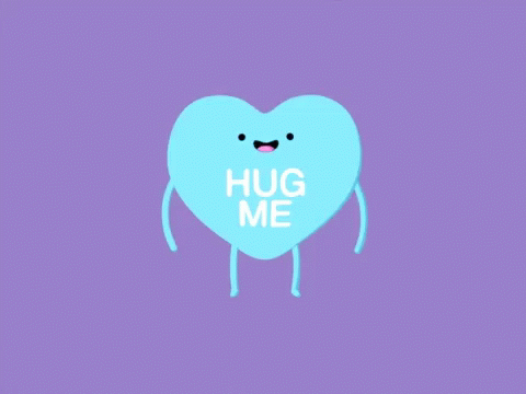 Hug Me Heart Candy GIF - Hug Me Heart Candy Valentine Card GIFs