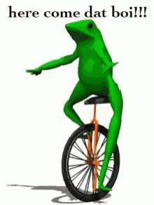 Frog Here Come Dat Boi GIF - Frog Here Come Dat Boi GIFs