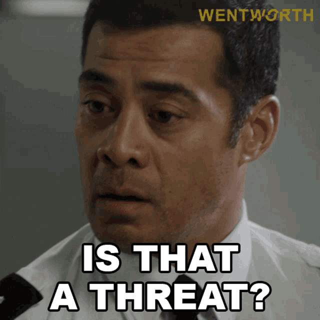 Is That A Threat Will Jackson GIF - Is That A Threat Will Jackson Wentworth GIFs