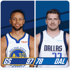 golden state warriors basketball player stephen curry and dallas mavericks basketball player luka dončić