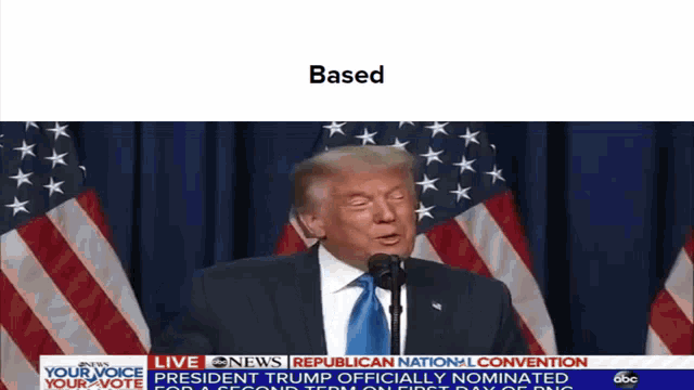 Based Trump GIF - Based Trump Speech GIFs