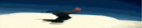 a person is snowboarding down a snow covered slope .