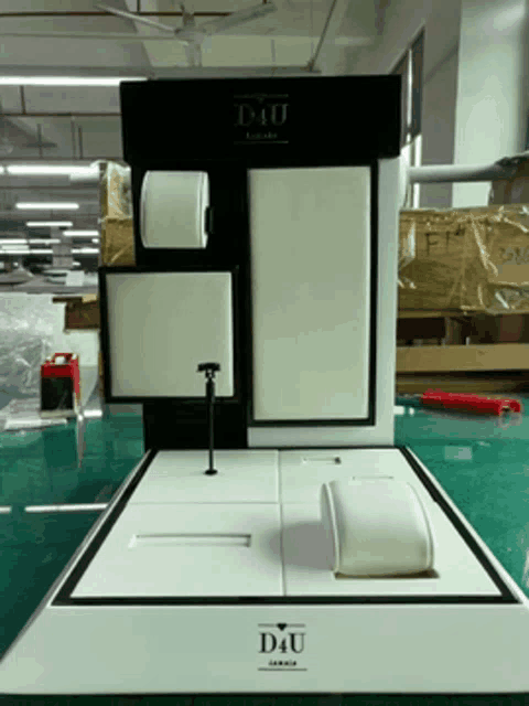 a display for a watch called d4u