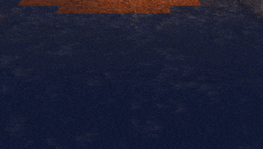 a computer screen shows a cursor pointing to a white item