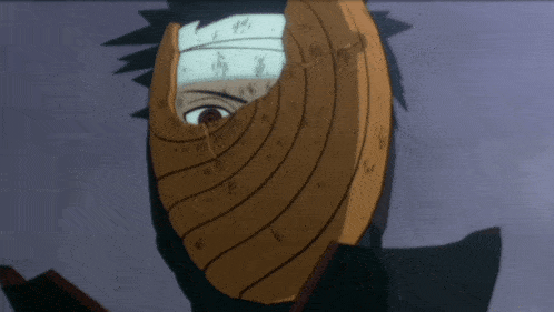 a cartoon character with a bandage on his face is wearing a mask
