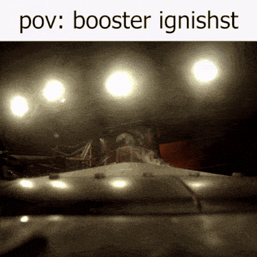 a picture of a car with a caption that says pov booster ignishst