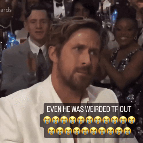 Even He Was Weirded Tf Out Even He Was Weirded Out GIF - Even He Was Weirded Tf Out Even He Was Weirded Out Even Ryan Gosling Was Weirded Tf Out GIFs