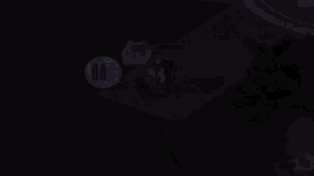 a video game character is being attacked by a robot with a red shield