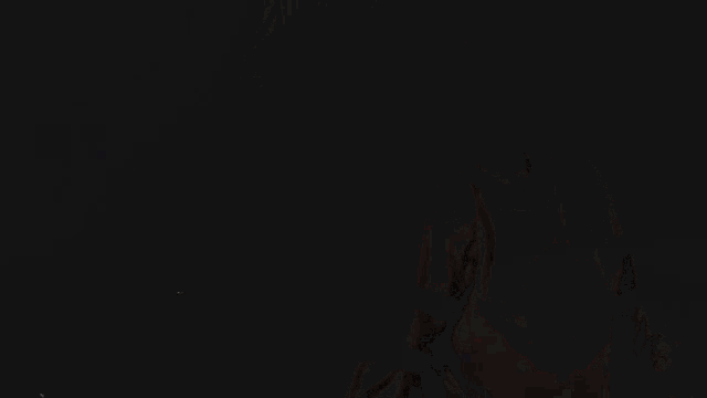 the word gal is surrounded by smoke in a dark room