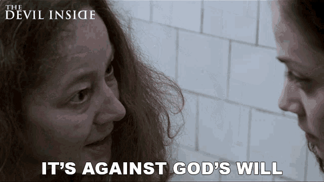 Its Against Gods Will Suzan Crowley GIF - Its Against Gods Will Suzan Crowley Maria Rossi GIFs