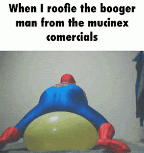 Mucinex Spiderman GIF - Mucinex Spiderman Booger GIFs