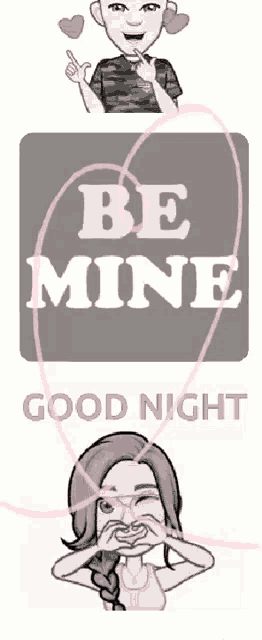 Goodnight Be Mine GIF - Goodnight Be Mine Hearts GIFs