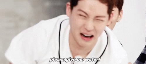 Jooheon Thirsty GIF - Jooheon Thirsty Give Me Water GIFs