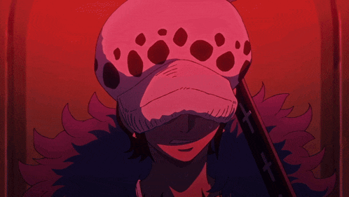 a close up of a cartoon character 's face with a hat on