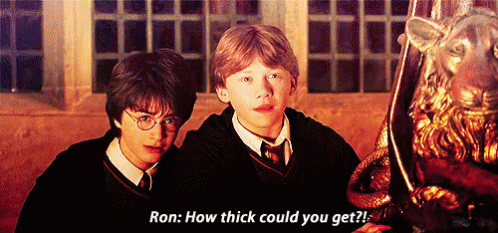 How Thick Could You Get - Thick GIF - Thick Harry Potter Harry GIFs