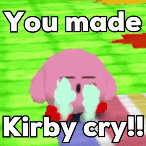 Kirbo Kirby GIF - Kirbo Kirby Sad GIFs