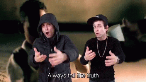 Always Tell The Truth Its Rucka GIF - Always Tell The Truth Its Rucka Dont Lie GIFs