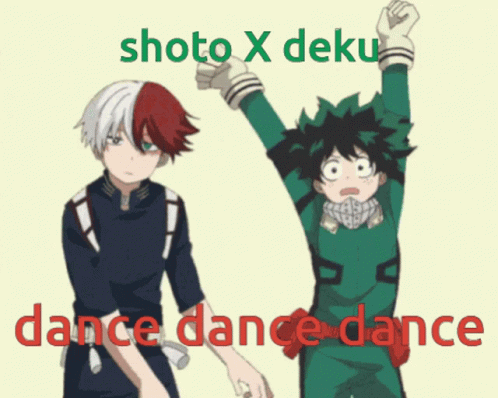 Shoto X Deku Dance GIF - Shoto X Deku Dance Dancing GIFs