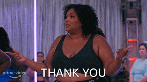 Thank You Lizzo GIF - Thank You Lizzo Lizzos Watch Out For The Big Grrrls GIFs
