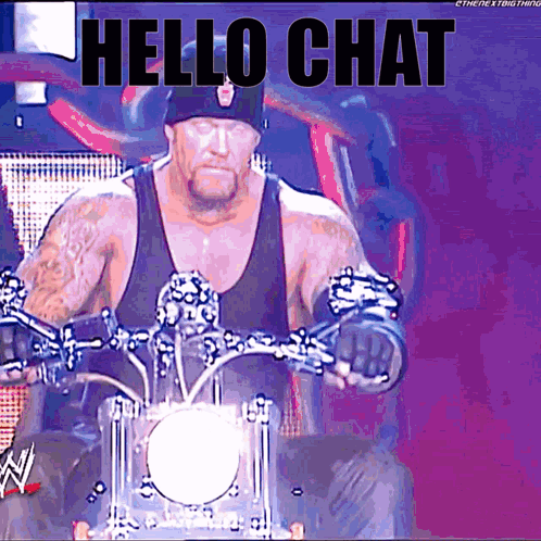 Undertaker Hello Chat Hello Chat Wwe GIF - Undertaker Hello Chat Hello Chat Wwe GIFs