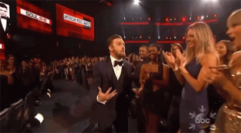 Justin Timberlake Taylor Swift GIF - Justin Timberlake Taylor Swift Excited GIFs